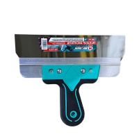 Шпатель фасадный алюминиевый 250мм x 0.5 мм, 10", двухкомпонентная рукоятка, 410, "MAXIMUM" MX 15876