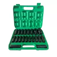 Набор ударных торцевых головок 20 предметов, 1/2, кейс