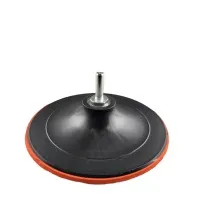 Тарелка опорная 3x100 мм для УШМ, с липучкой, с цилиндрическим хвостовиком, "MAXIMUM" 09448